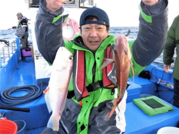 鯛紅丸 釣果