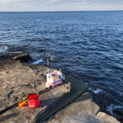 初釣り　磯フカセ