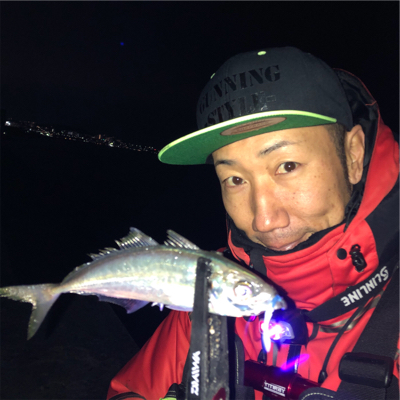 大潮最終回遊アジ調査♪