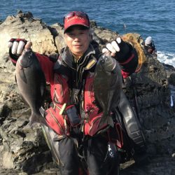 尾長グレとチヌ