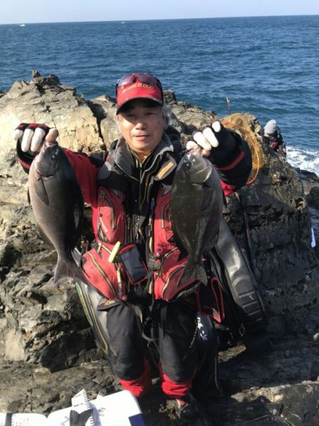 尾長グレとチヌ