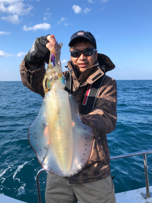 初釣りは満足のティップラン