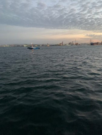 風の強い中メバリング