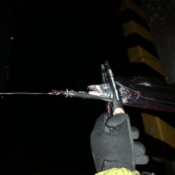 新年あけまして、タチウオ釣れました。