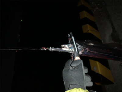 新年あけまして、タチウオ釣れました。