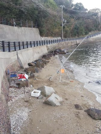令和2年1月4日 室津で投げ釣り
