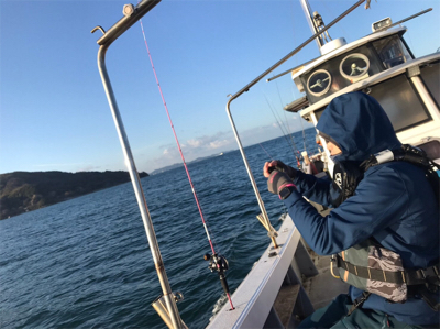 新年初の一つテンヤ釣り