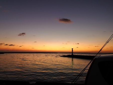 渋いですね、なんとか釣果