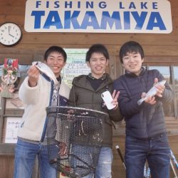 フィッシングレイクたかみや 釣果