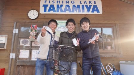 フィッシングレイクたかみや 釣果