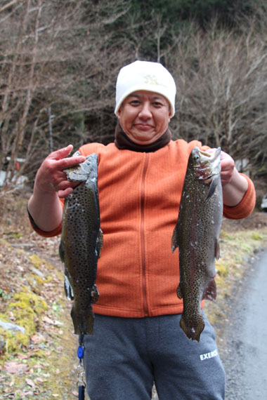 小菅トラウトガーデン 釣果