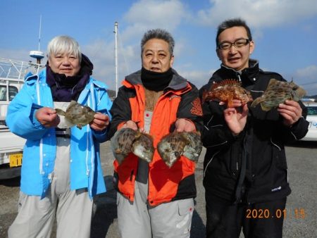館山つりセンターくろしお丸 釣果