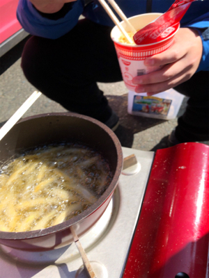 初ワカサギ釣り