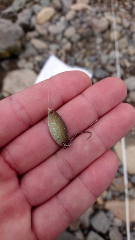 楽しいニジマス釣り