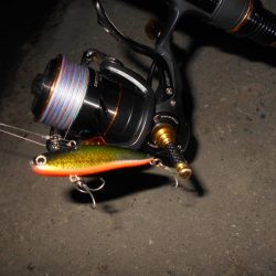 沈みテトラ付近でヒット