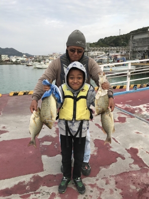 本部釣りイカダ 釣果