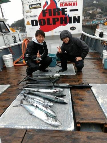 ファイヤードルフィン 釣果