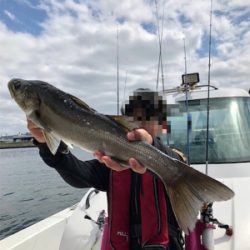 強風の中ボートシーバス&チニング