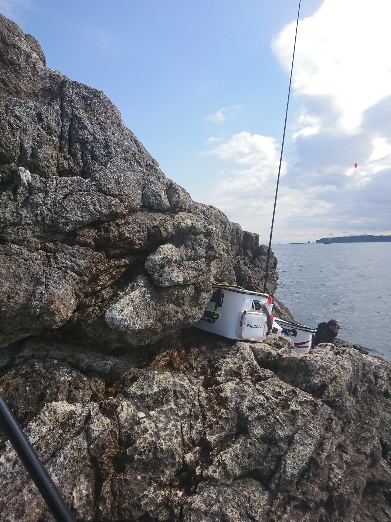 勝浦山成でグレ釣り