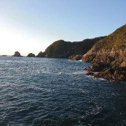 方座浦で磯釣り