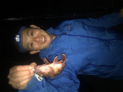 まだ水温は冷たい