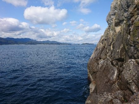 勝浦山成でグレ釣り