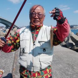 東二見でキス釣り