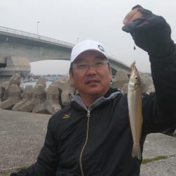 3連休最終日も東二見でキス釣り