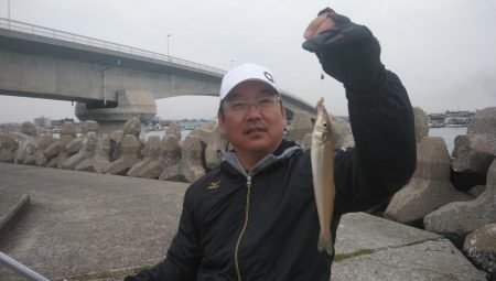 3連休最終日も東二見でキス釣り