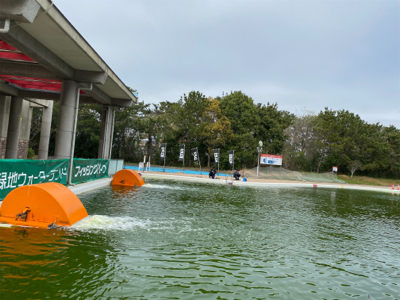 服部緑地　貸し切り状態