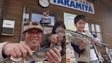 フィッシングレイクたかみや 釣果
