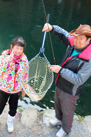 小菅トラウトガーデン 釣果