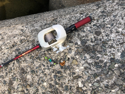 運が無い　穴釣り