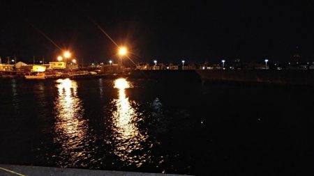 雨後の海洋調査