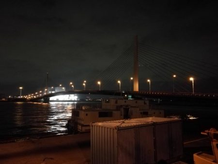 南港へち釣行 (2020/04/19 南港ヘチ釣り キビレチヌ(37cm)ガシラ 釣果有り)