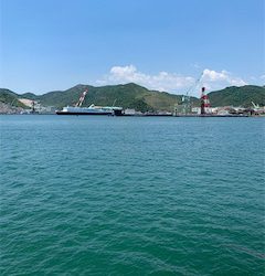 ちょい投げです。