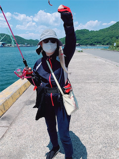 ちょい投げです。