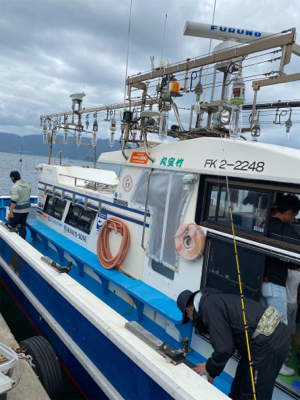 イカメタルでパラソル