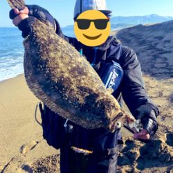 日本海ヒラメシーズン開幕!サーフで4枚キャッチ!