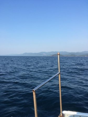 大里沖でタイラバ