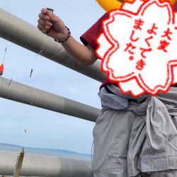 灘浜での投げ釣り