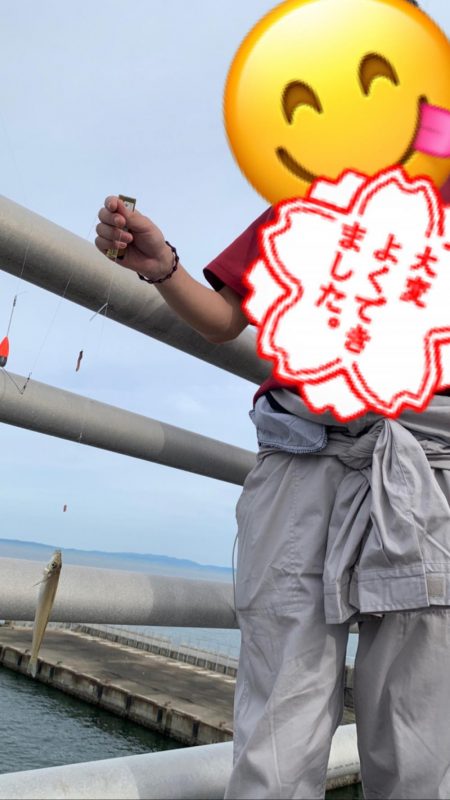 灘浜での投げ釣り