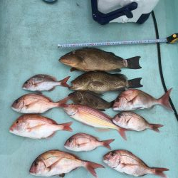 大里沖でタイラバ