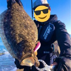 日本海ヒラメシーズン開幕!サーフで4枚キャッチ!