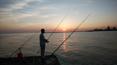 １６時から播磨新島に釣行しました
