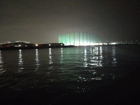 小さいですがやっと釣れた。