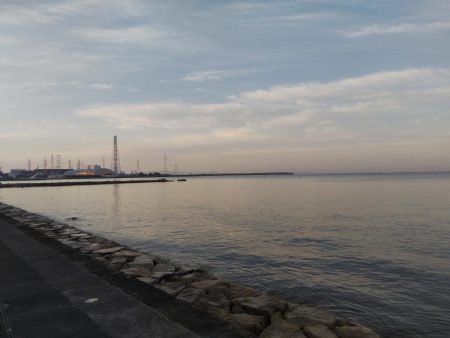 大塩海岸キスの引き釣り