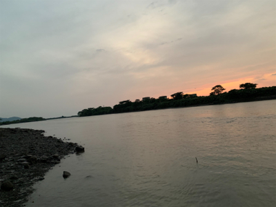 塩分濃度低く濁りが酷い