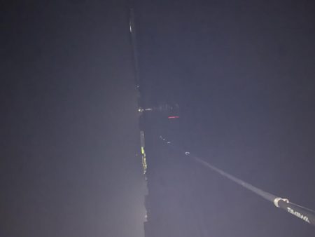 一瞬の時合で…