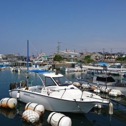 暑さの中での穴釣り